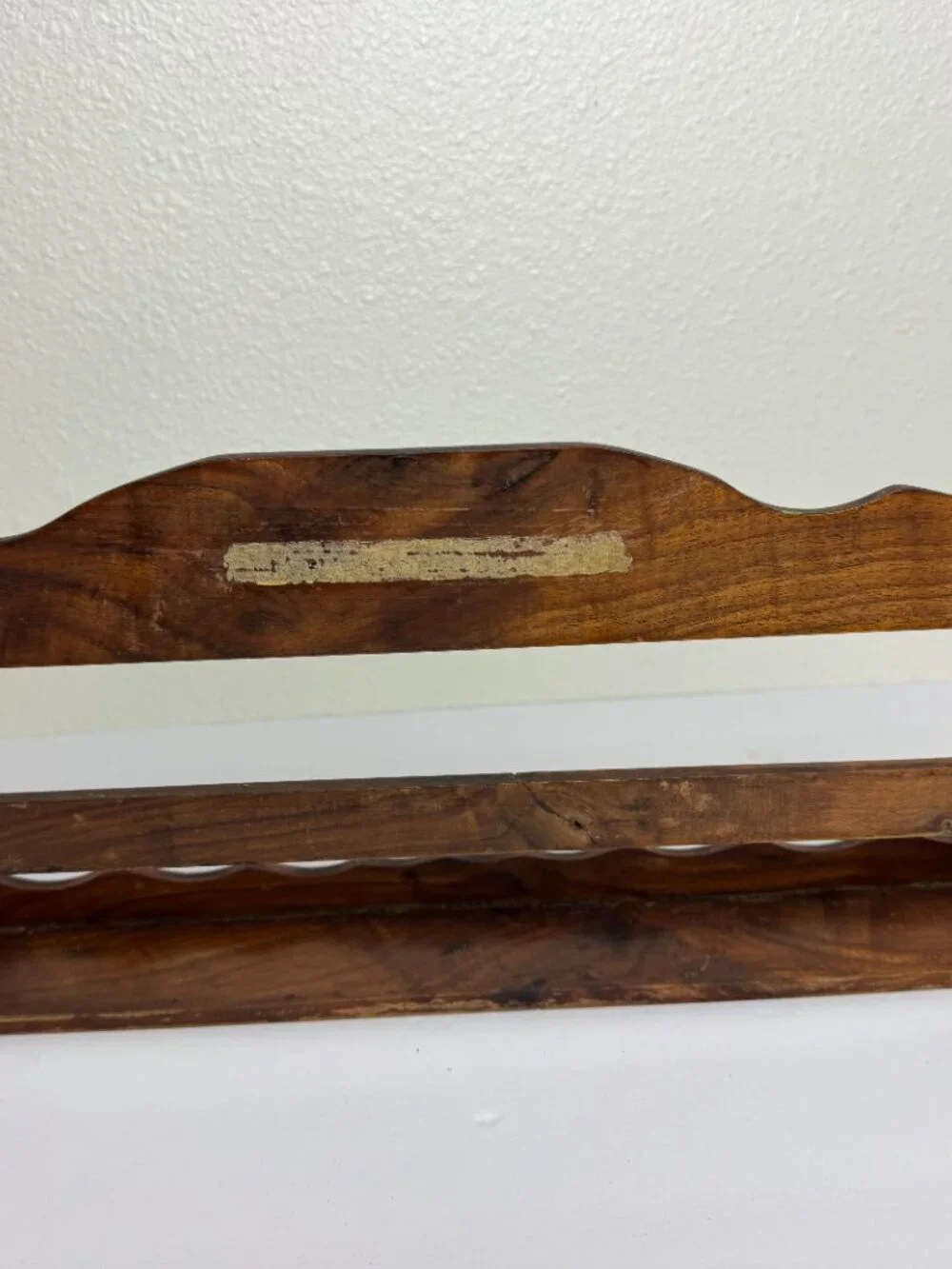 Vintage Wooden Shelf Spice Rack Display Shabby Chic Farmhouse Cottagecore
